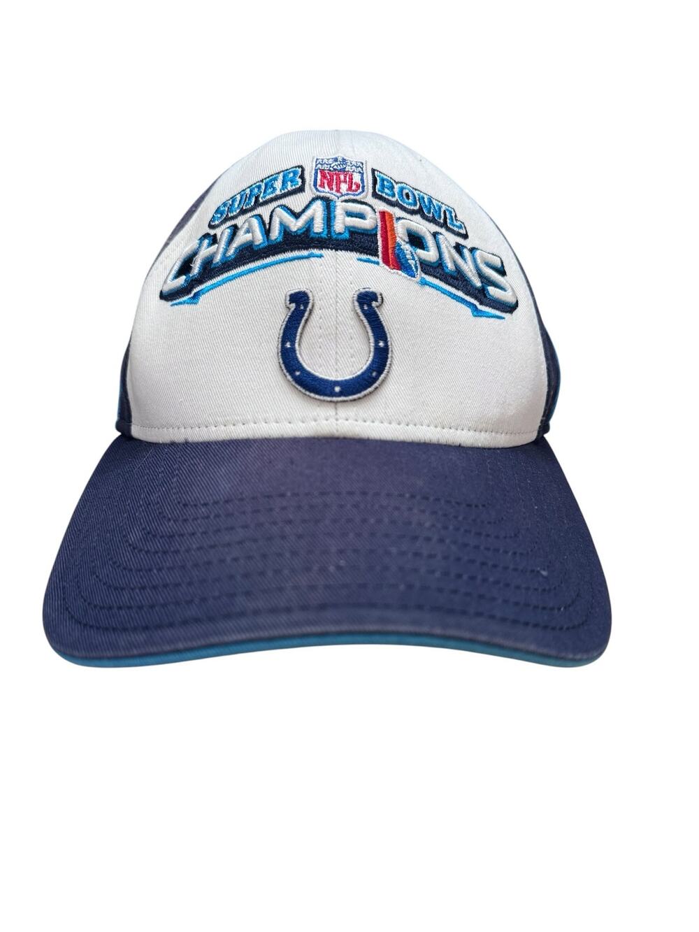 Indianapolis Colts Super Bowl Champions 2007 Hat NFL On Field Reebok Adjustable